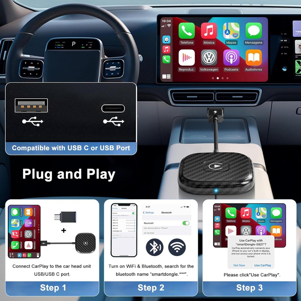 CarPlay Inalámbrico para iPhone