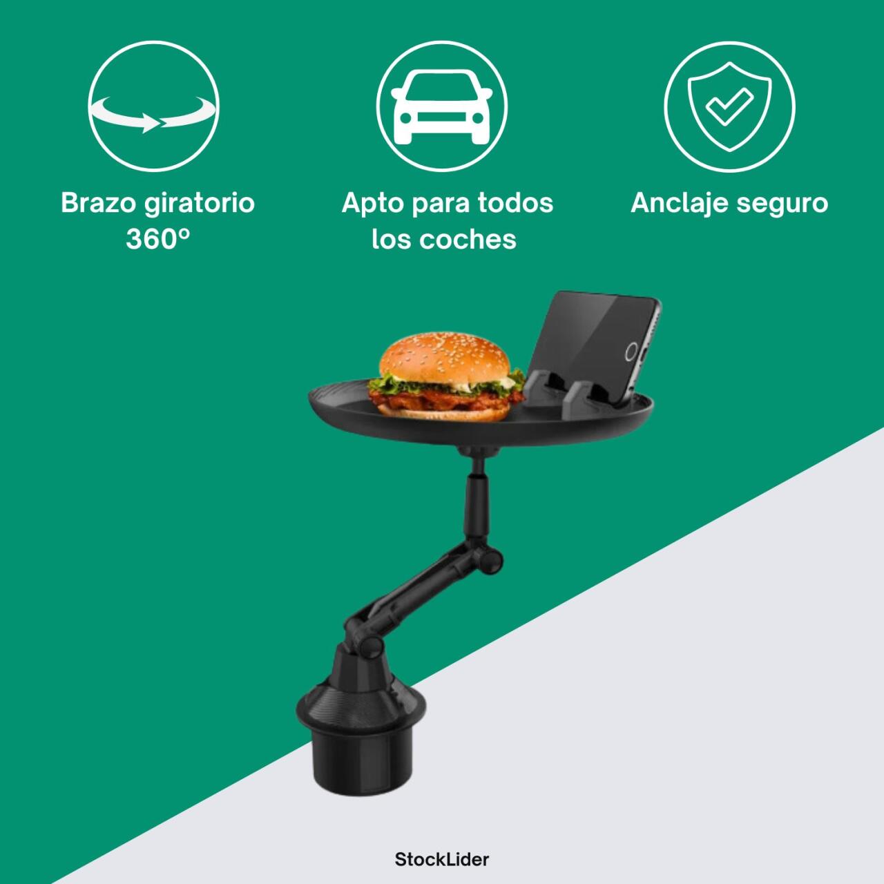 Portacomida para el coche